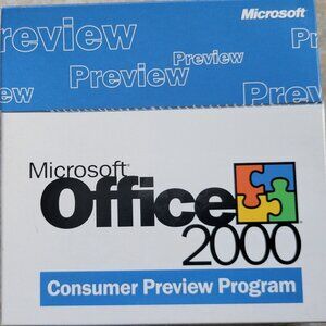 Microsoft Office 2000 Consumer Preview Program